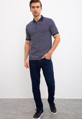 Erkek Lacivert Polo Yaka T-Shirt - 50220911011