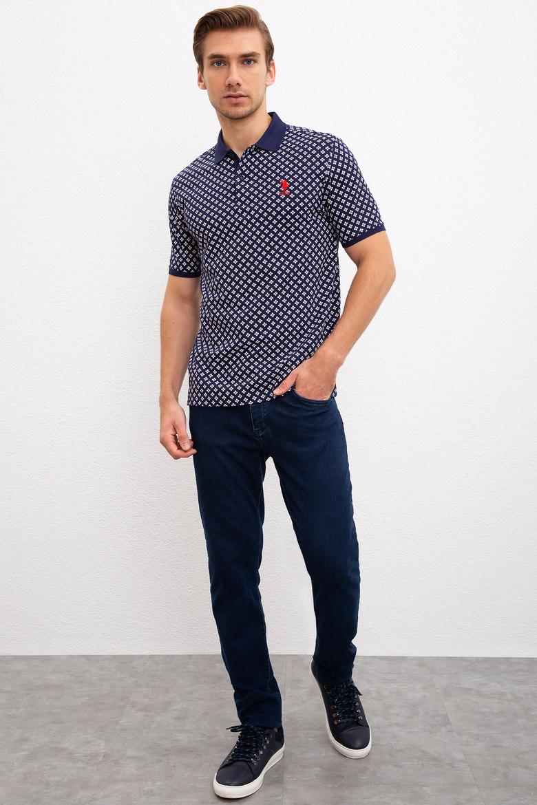 Erkek Lacivert Polo Yaka T-Shirt - 50220911011