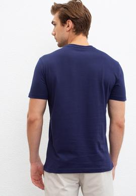 Erkek Lacivert Balıkçı Yaka T-Shirt - 50220969025