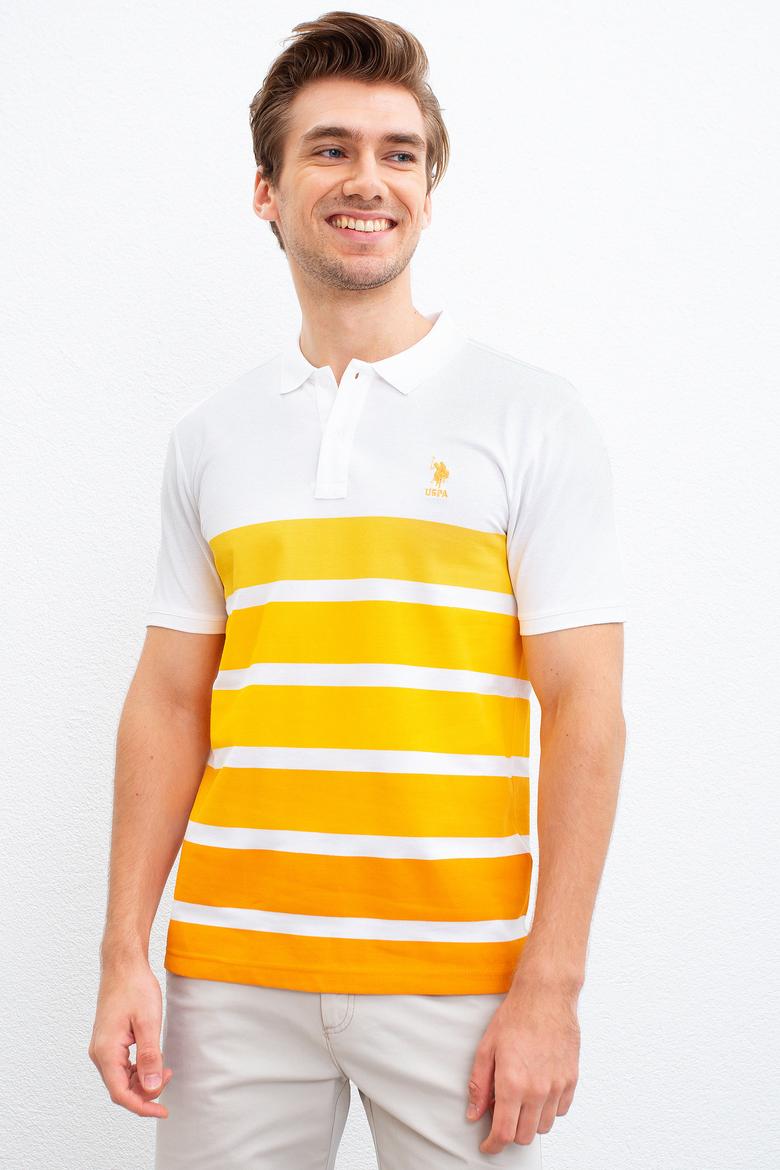 Erkek Sarı  Polo Yaka T-Shirt