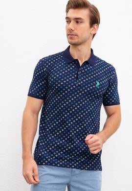 Erkek Lacivert Polo Yaka T-Shirt - 50220882004