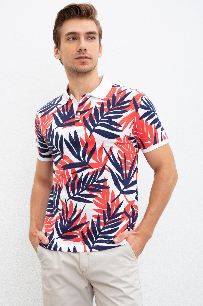 Erkek Beyaz Polo Yaka T-Shirt