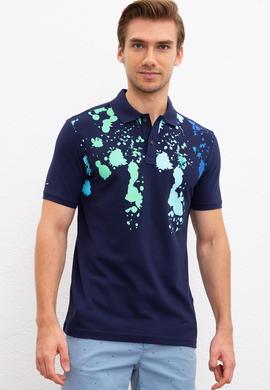 Erkek Lacivert Polo Yaka T-Shirt - 50221069011