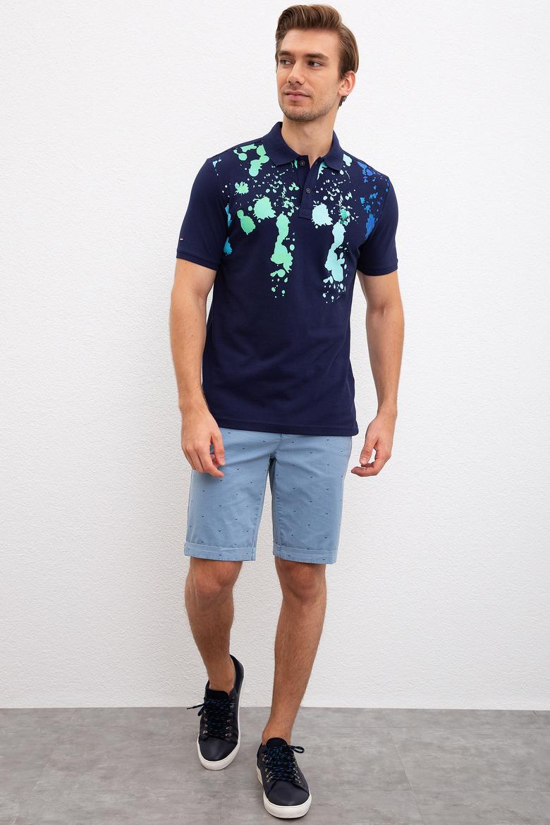 Erkek Lacivert Polo Yaka T-Shirt - 50221069011