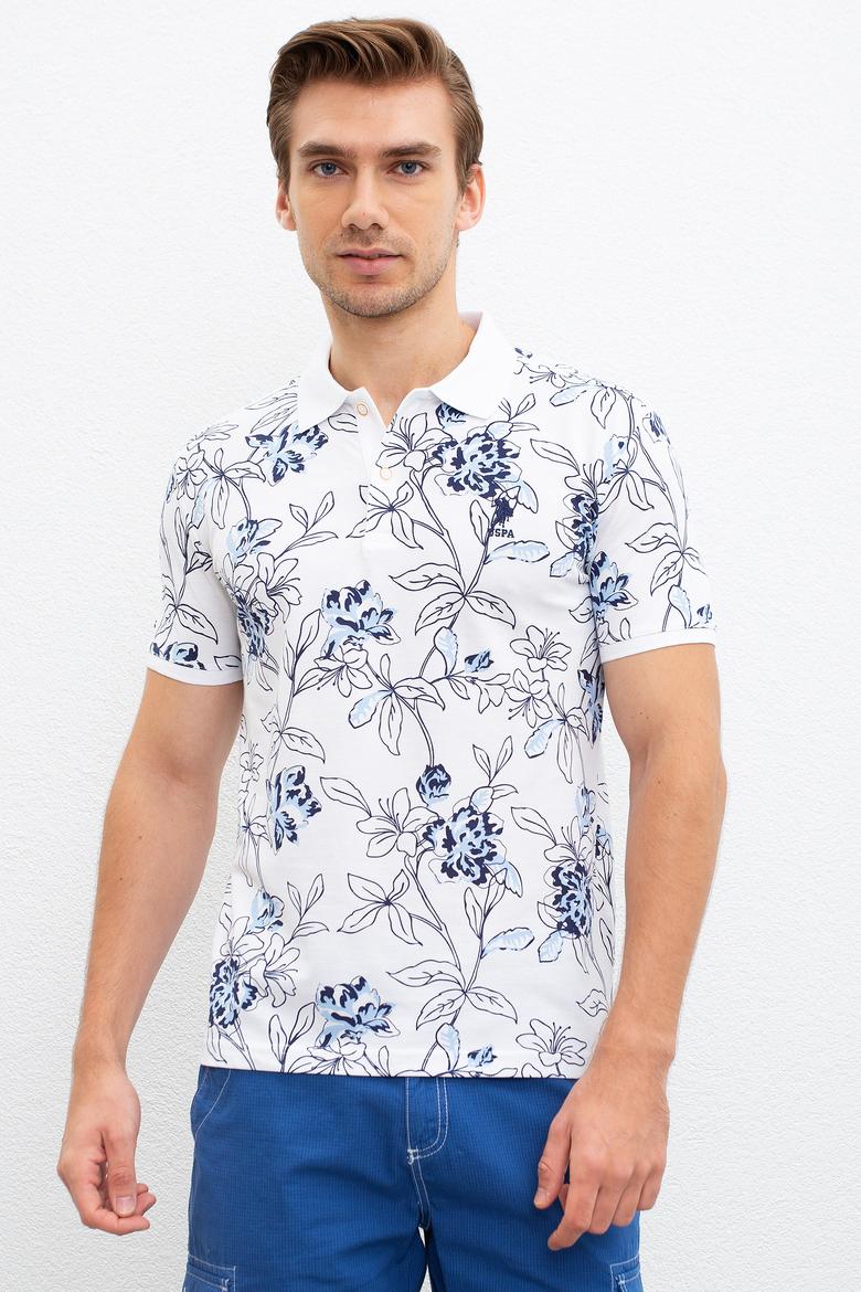 Erkek Beyaz Polo Yaka Tişört