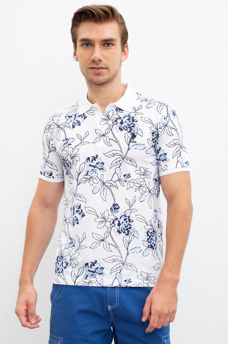 Erkek Beyaz Polo Yaka Tişört