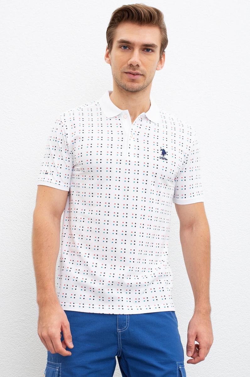 Erkek Beyaz Polo Yaka T-Shirt