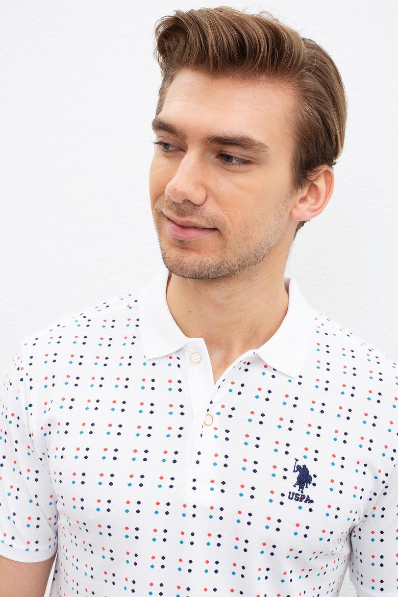 Erkek Beyaz Polo Yaka T-Shirt - 50220890003