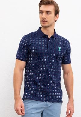 Erkek Lacivert Polo Yaka T-Shirt - 50220890013