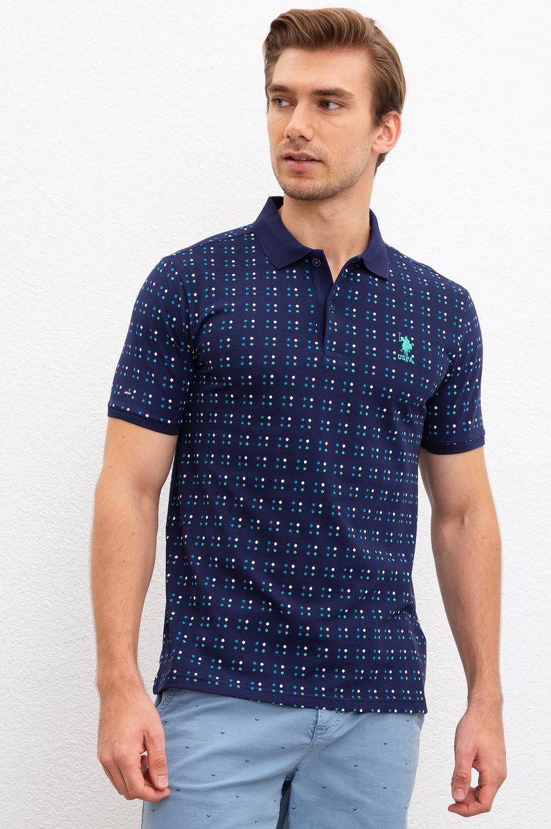 Erkek Lacivert Polo Yaka T-Shirt