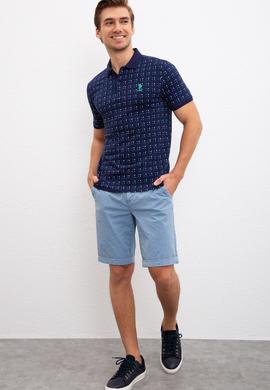 Erkek Lacivert Polo Yaka T-Shirt - 50220890013