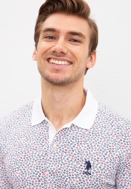 Erkek Beyaz Polo Yaka Tişört - 50220876004