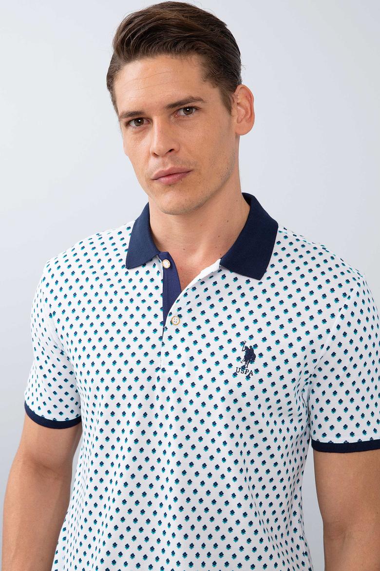 Erkek Beyaz Polo Yaka T-Shirt