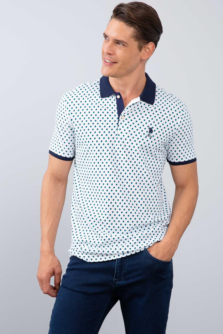 Erkek Beyaz Polo Yaka T-Shirt - 50206212007