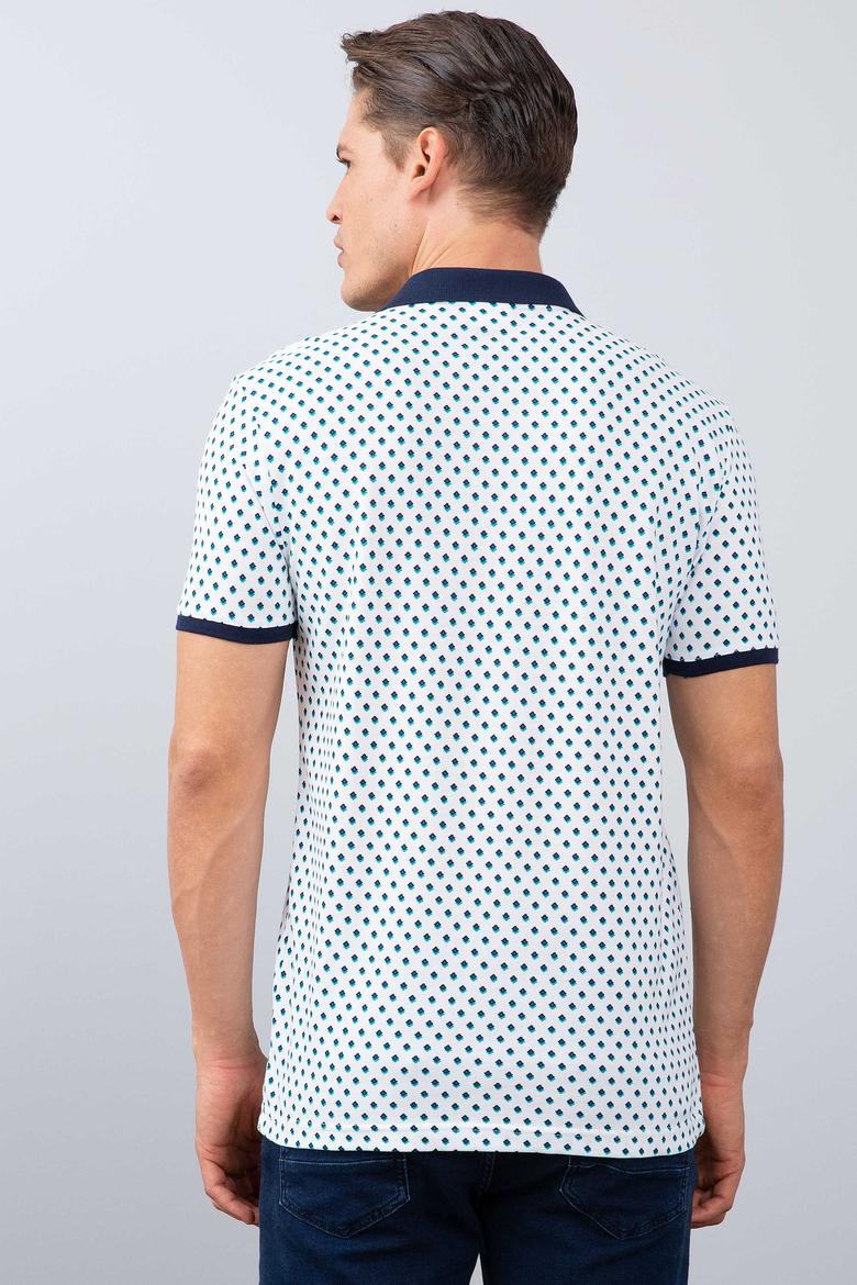 Erkek Beyaz Polo Yaka T-Shirt - 50206212007
