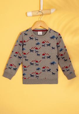 Çocuk Gri Sweatshirt - 50207365001