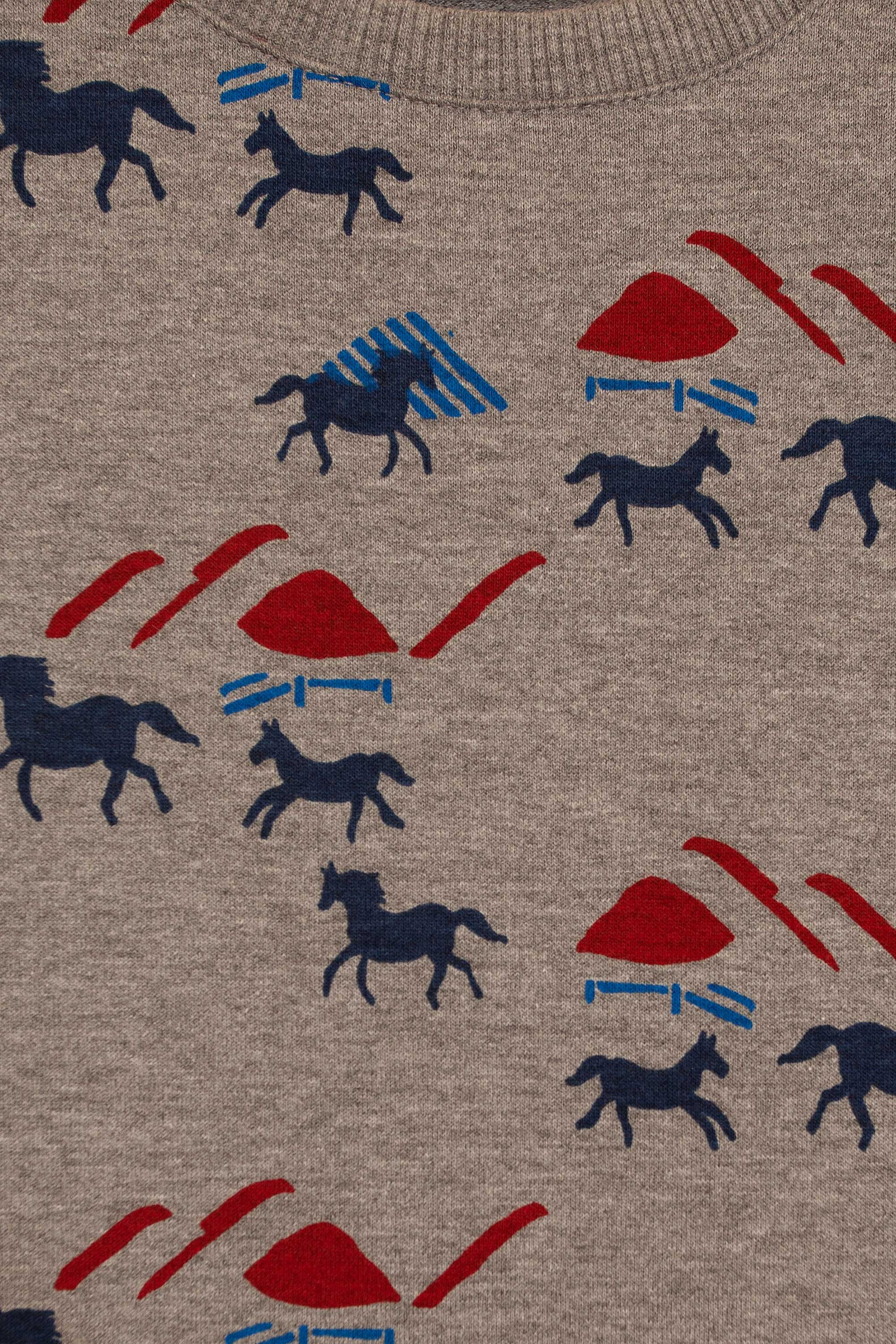Çocuk Gri Sweatshirt - Image 3