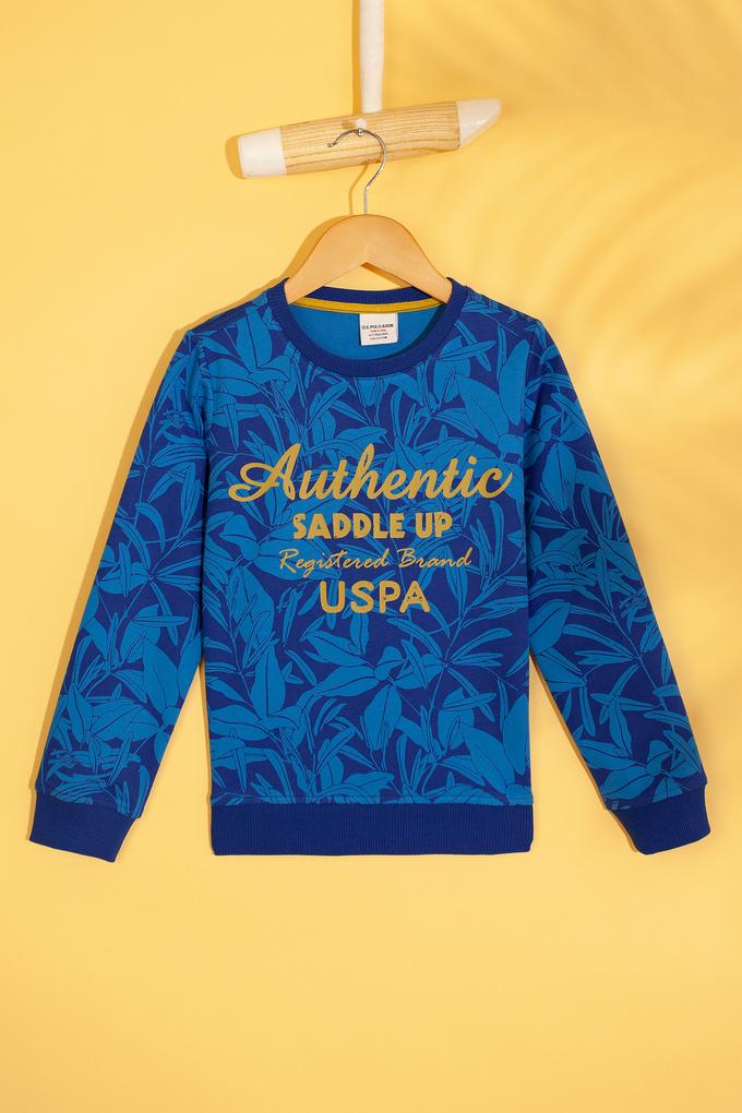 Çocuk Mavi Sweatshirt