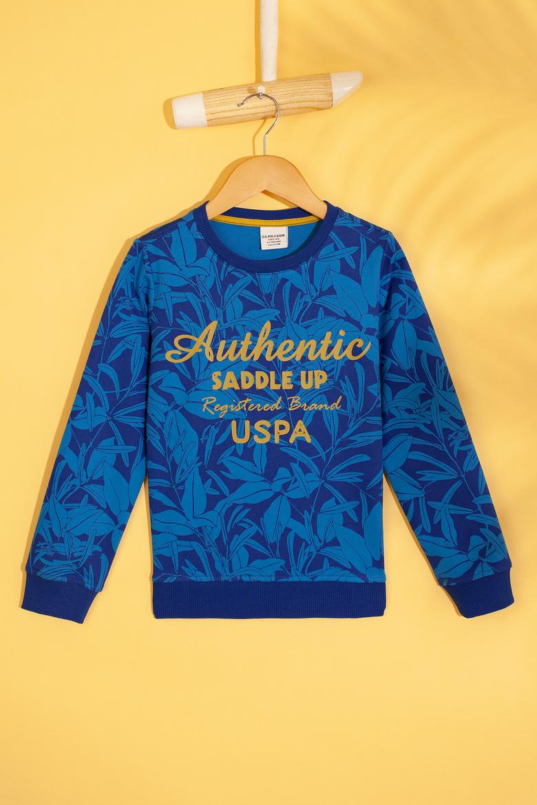 Çocuk Mavi Sweatshirt