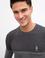 Erkek Antrasit Bisiklet Yaka Triko Kazak