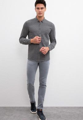 Erkek Gri Gömlek - 50210420025