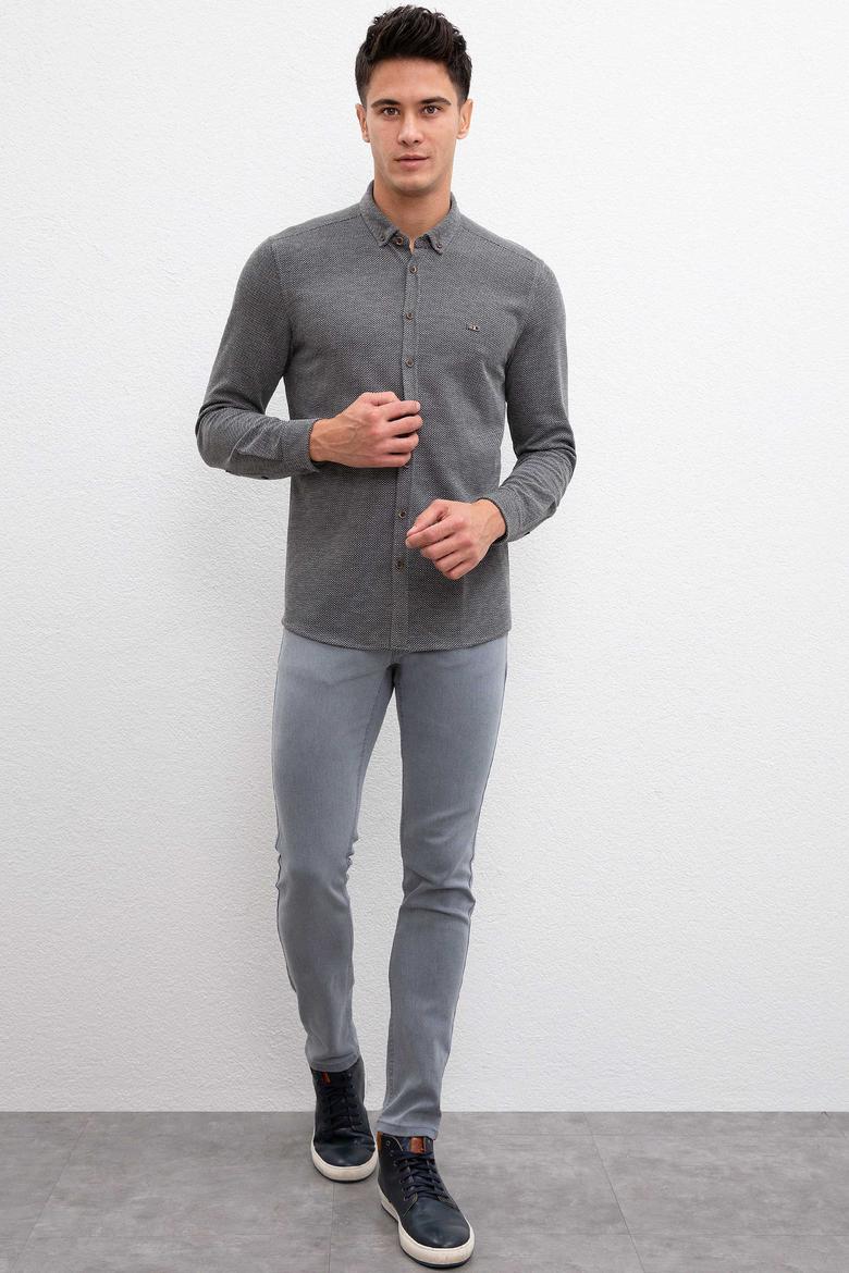 Erkek Gri Gömlek - 50210420025