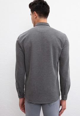 Erkek Gri Gömlek - 50210420025
