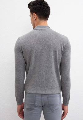 Erkek Antrasit Melanj Kazak - 50207701007