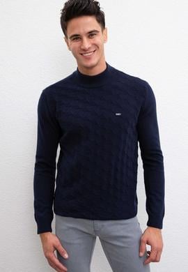 Erkek Lacivert Kazak - 50207701016