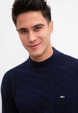 Erkek Lacivert Kazak - 50207701016