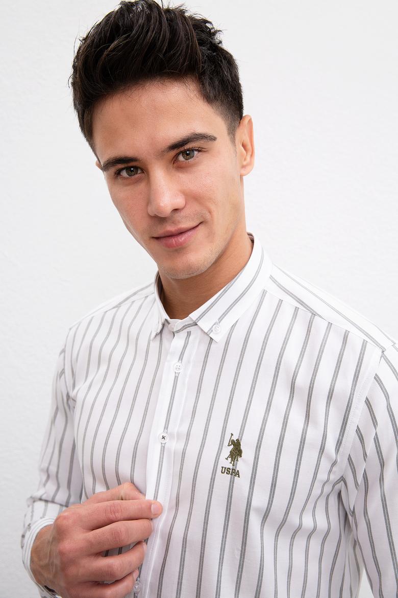 Erkek Yeşil Gömlek Uzunkol - 50208280009