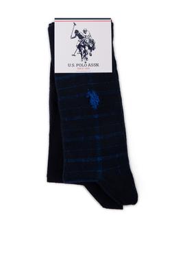 Erkek Lacivert Çorap - 50212350002