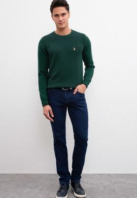 Erkek Koyu Yeşil Kazak - 50209485024