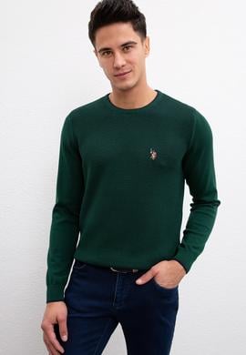 Erkek Koyu Yeşil Kazak - 50209485024