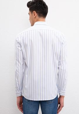 Erkek Mavi Gömlek Uzunkol - 50208280017