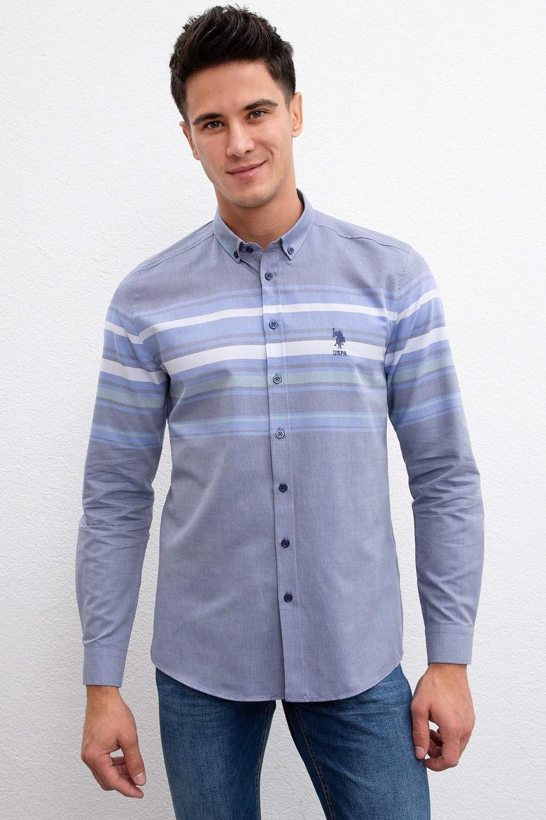 Erkek Mavi Gömlek