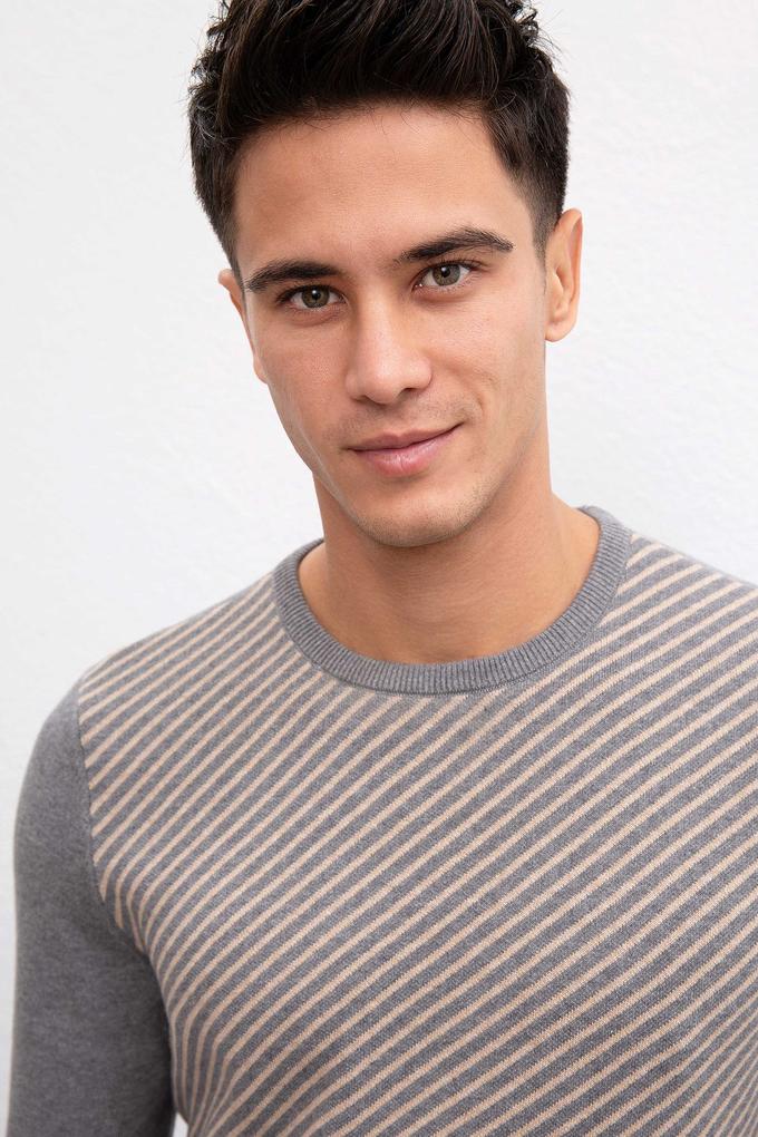 Erkek Gri Melanj Kazak