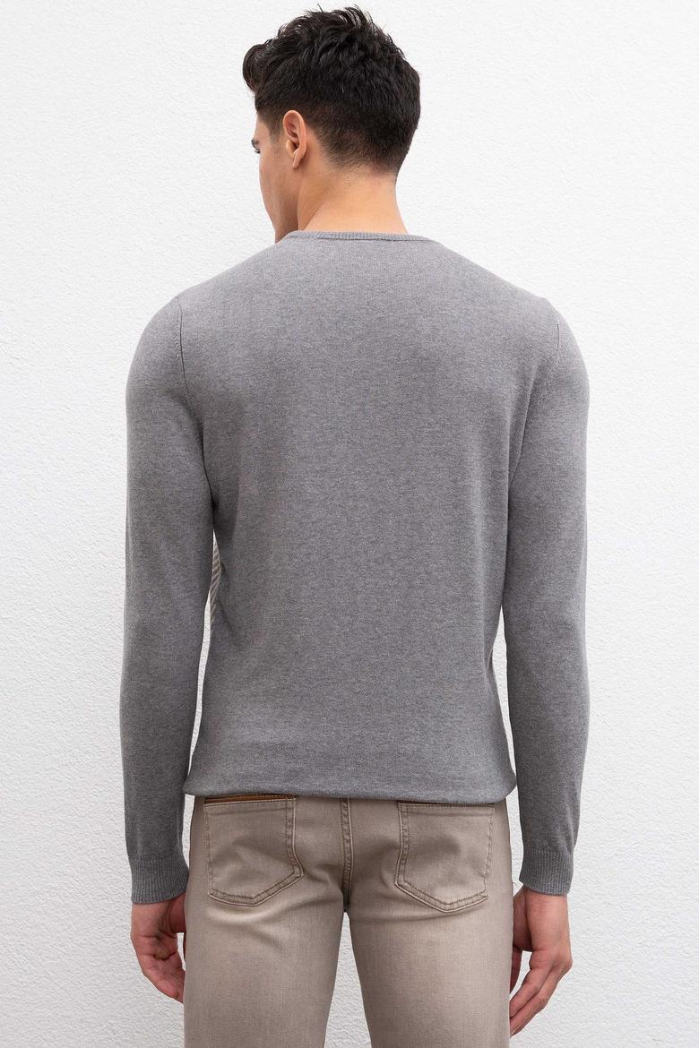 Erkek Gri Melanj Kazak - 50207697014