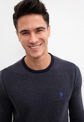 Erkek Lacivert Kazak - 50207699006