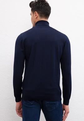 Erkek Lacivert Basic Kazak - 50206744008