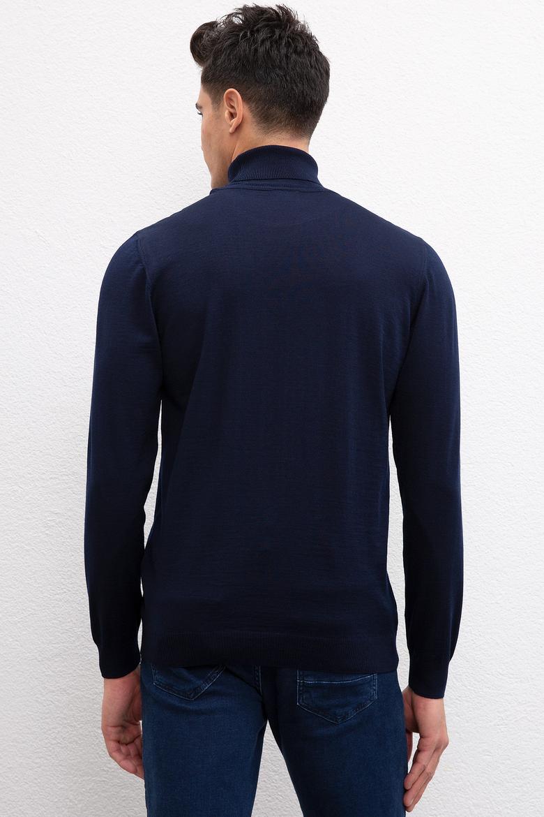 Erkek Lacivert Basic Kazak - 50206744008