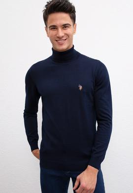 Erkek Lacivert Basic Kazak - 50206744008