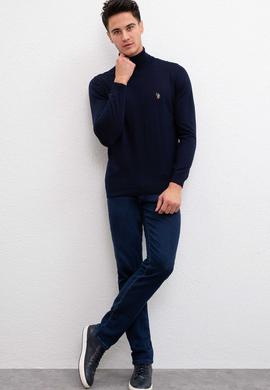 Erkek Lacivert Basic Kazak - 50206744008