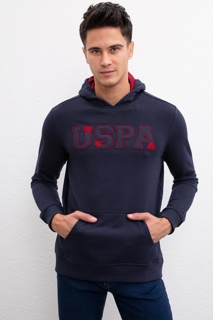 Erkek Lacivert Basic Sweatshirt