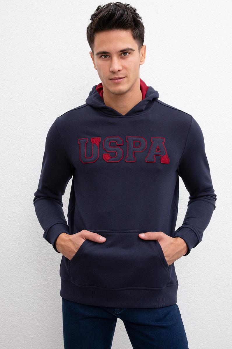 Erkek Lacivert Basic Sweatshirt