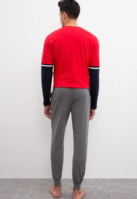 Erkek Lacivert Dokuma Yelek - 50223322001