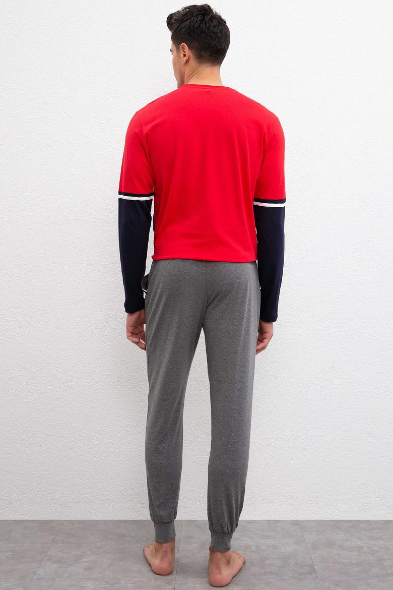 Erkek Lacivert Dokuma Yelek - 50223322001