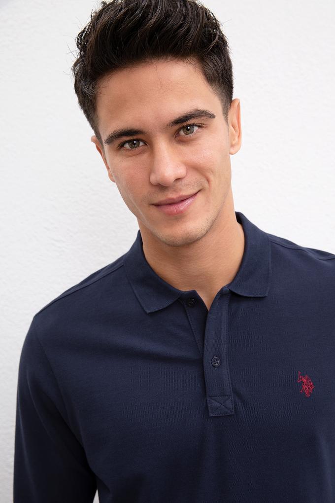 Erkek Lacivert Basic Sweatshirt