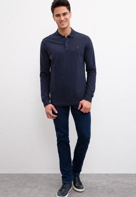 Erkek Lacivert Basic Sweatshirt - 50209199026