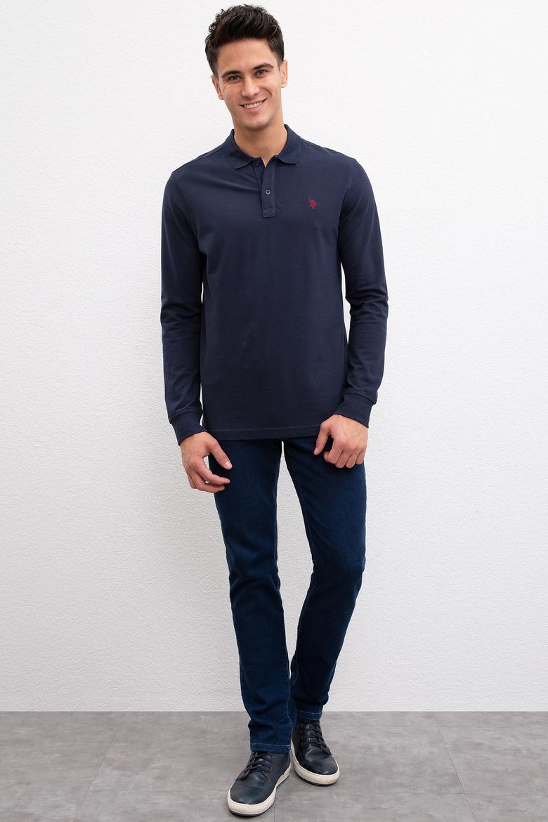 Erkek Lacivert Basic Sweatshirt - 50209199026